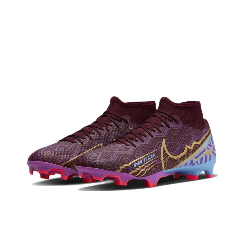 Nike Kylian Mbapp X Zoom Mercurial Superfly 9 Academy FG MG 'Dark Beetroot'-2
