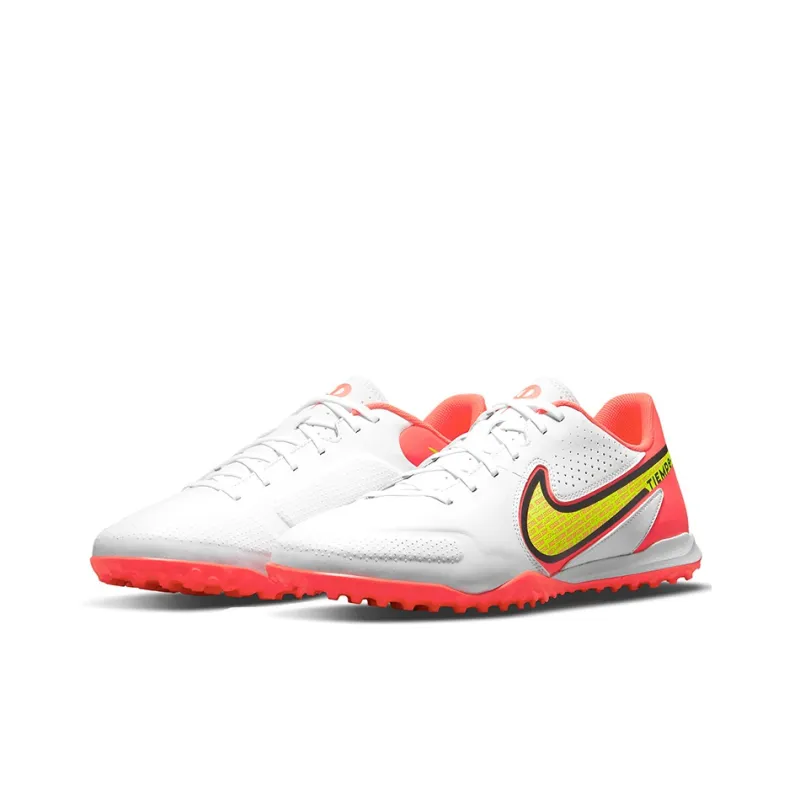Nike Legend 9 Academy Tf Turf Soccer Shoes White/Red-2