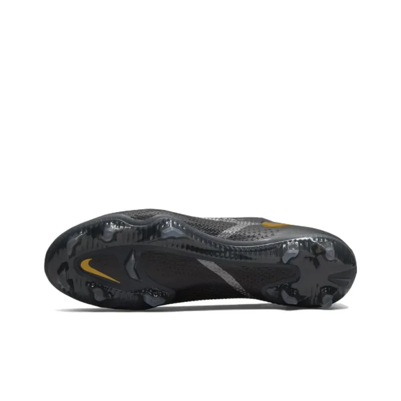 Nike Phantom GT2 Elite Fg Black Metallic Dark Grey Metallic Gold-5