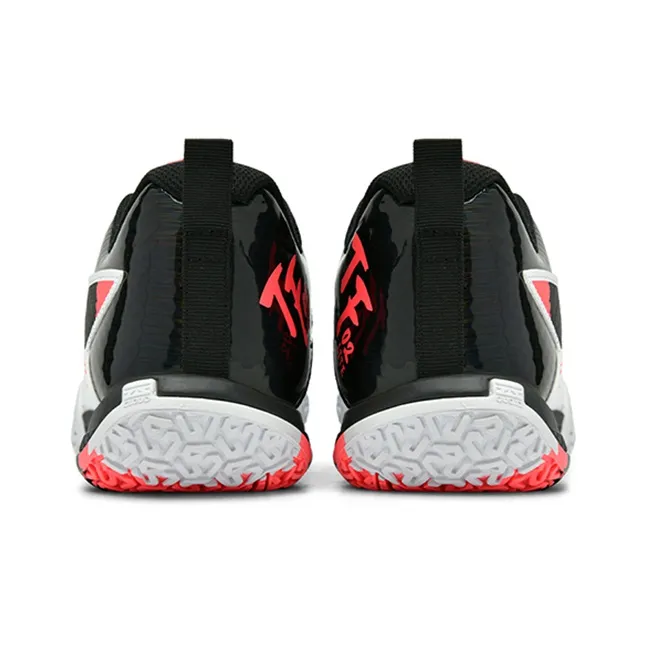 LiNing Shock Absorbers With Slip Resistant And Abrasion Resistant Properties Low Top Badminton Shoes Unisex White-3