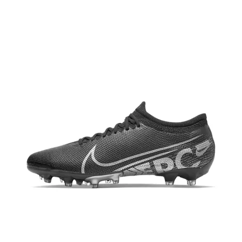 Nike Mercurial Vapor 13 Soccer Shoes Unisex Low-Top Black/Silver