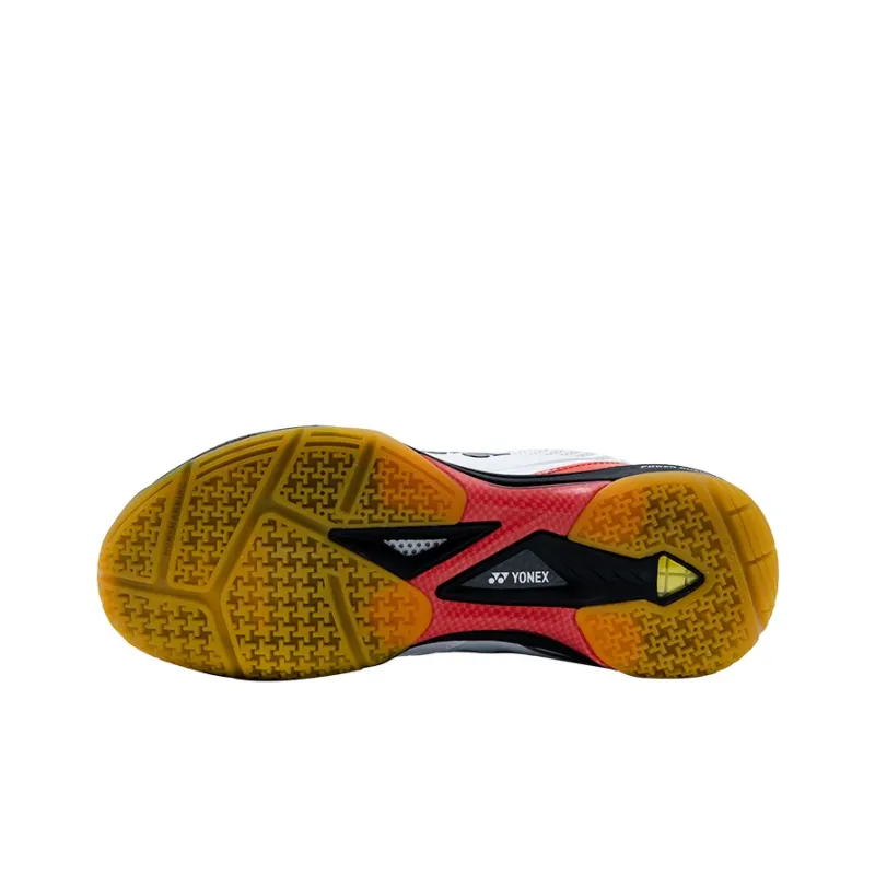 YONEX Power Cushion Low Top Badminton Shoes Men's White Red-4
