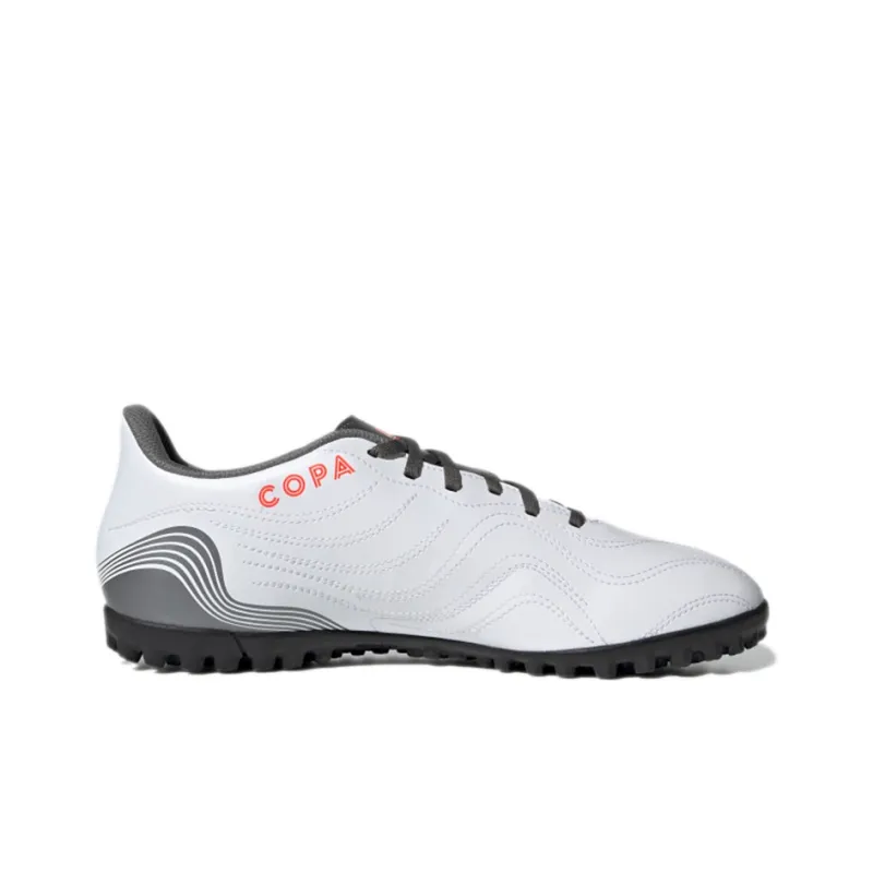 Adidas Copa Sense.4 Wear-Resistant Slip-Resistant Soccer Shoes Men's White Red-1