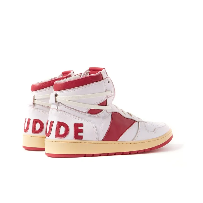 RHUDE Rhecess High 'White Red'-4
