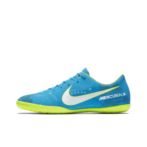 Nike Soccer Shoes Men Low-Top Blue/Green/White