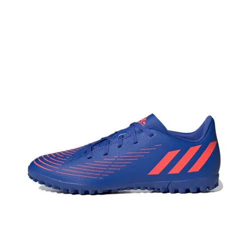 Adidas PREDATOR Series Soccer Shoes Men Low-Top Blue/Red