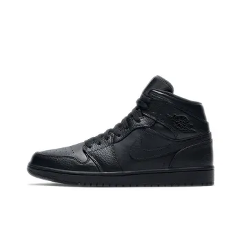 JORDAN 1 Mid Triple Black