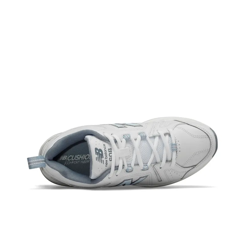 New Balance 608v5 White Light Blue Women's-3
