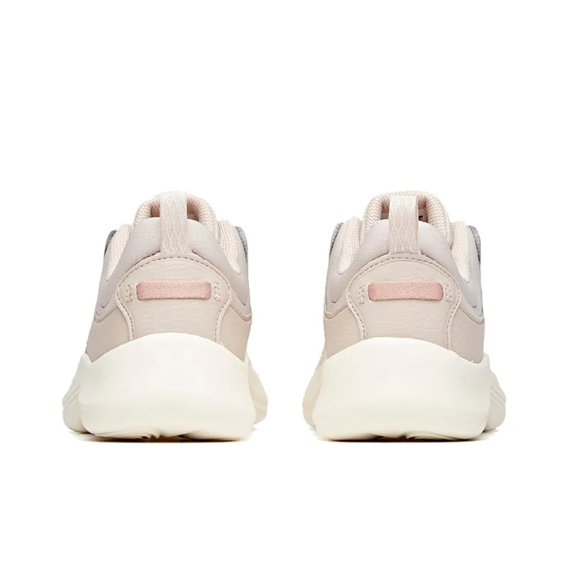 ANTA Variety Training Collection Training Shoes Women's Low Top Lotus Gray/Rose Gold/Ivory White-3