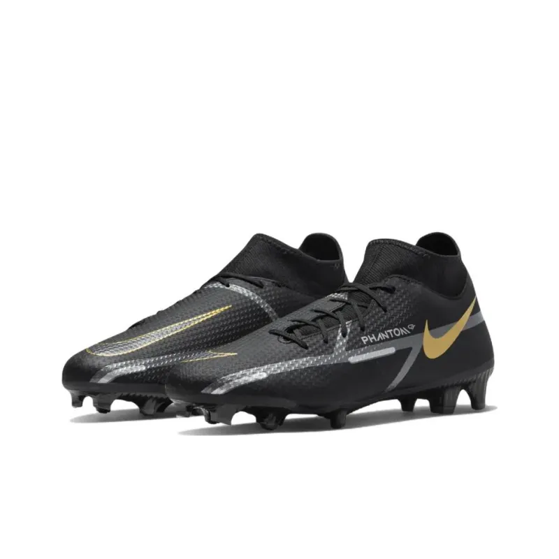 Nike Phantom GT2 Academy Df Mg 'Black Metallic Gold'-2