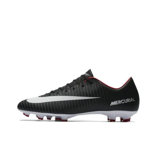 Nike Mercurial Victory Soccer Shoes Men Low-Top Black/White/Red