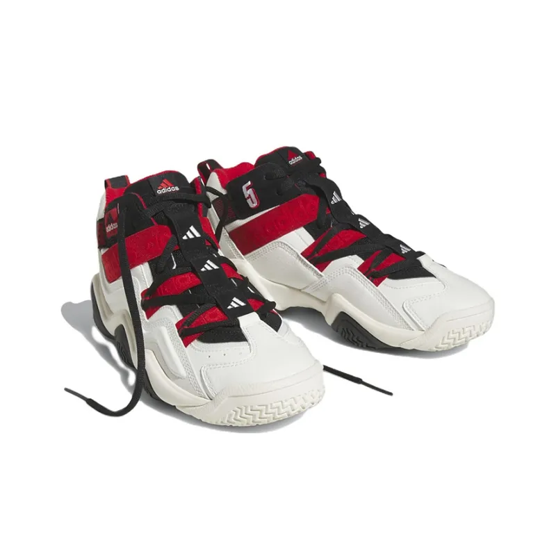 Adidas Top Ten 2000 'Off White Team Collegiate Red'-2