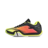LINING Flying Close To The Ground Badminton Shoes Men Low Top Standard Black/Neon Bright Green/Neon Orange Red