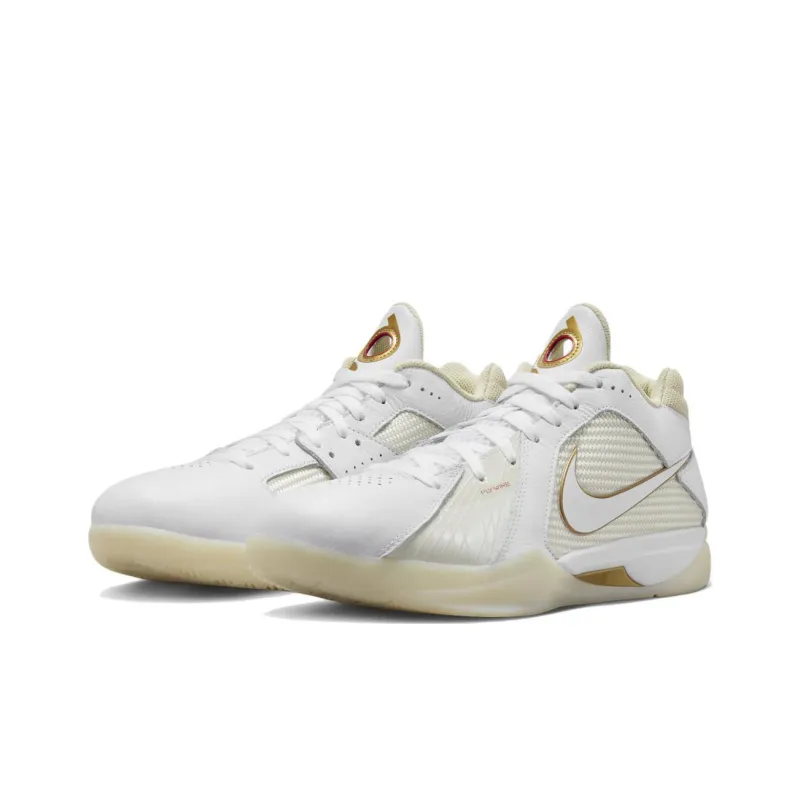 Nike Kd 3 Retro White Metallic Gold-2