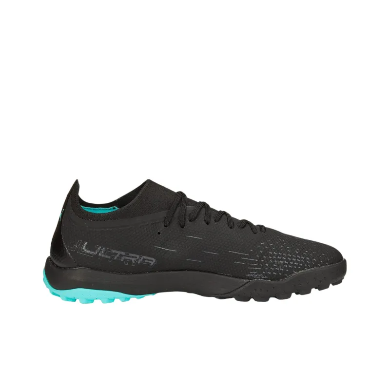 PUMA Ultra Match Cushioning Anti-Slip Wear-Resistant Coverage Impact-Resistant Soccer Shoes Men's Black-1