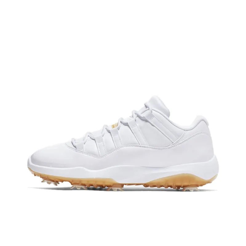 Jordan 11 Retro Low Golf White Metallic Gold-0