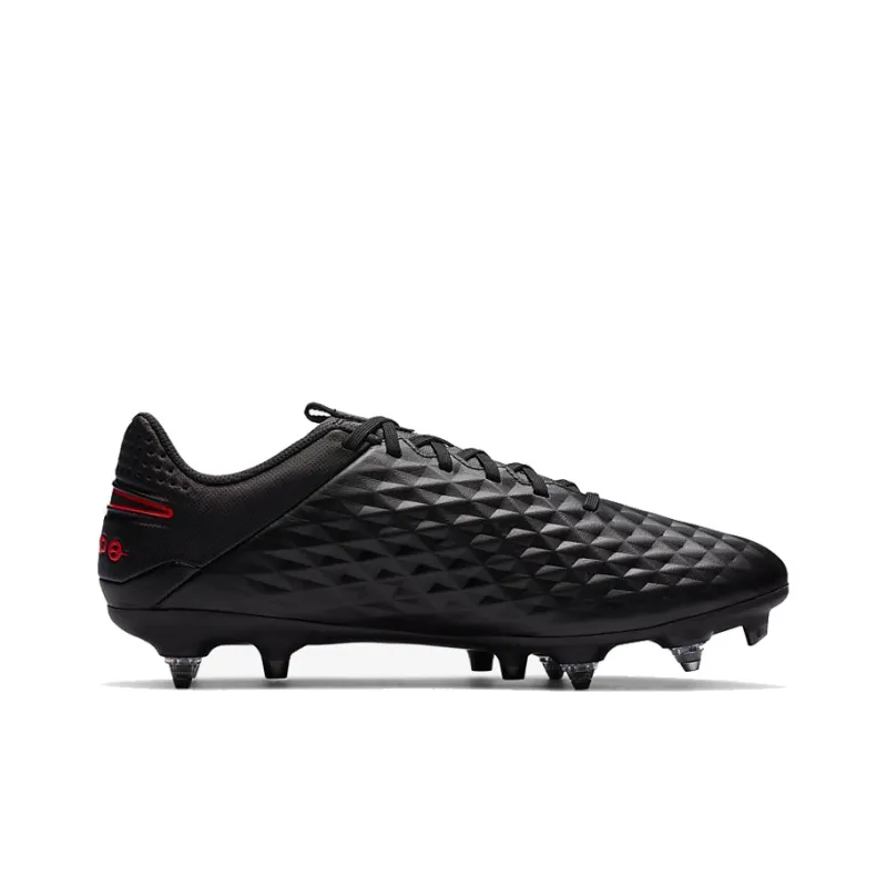 Nike Tiempo Legend 8 Academy SG PRO Anti Clog Traction 'Black Red'-1