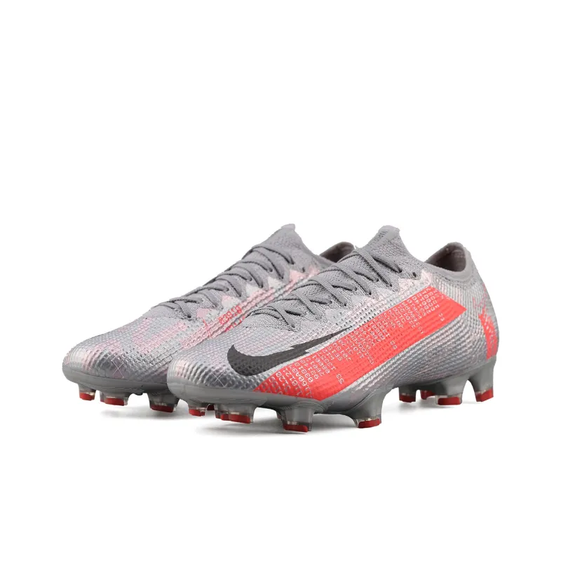 Nike Mercurial Vapor 13 Elite Fg Metallic Grey Crimson-2