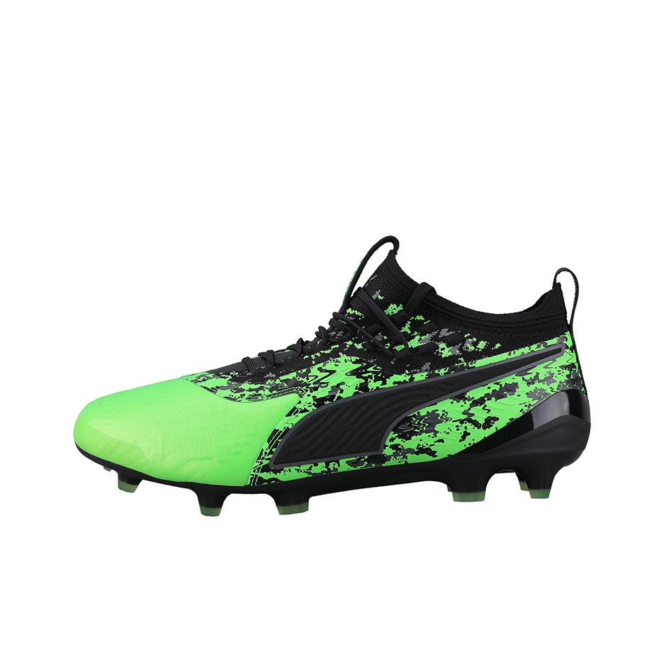 PUMA One 19.1 Fg Ag Black Green Gecko POIZON