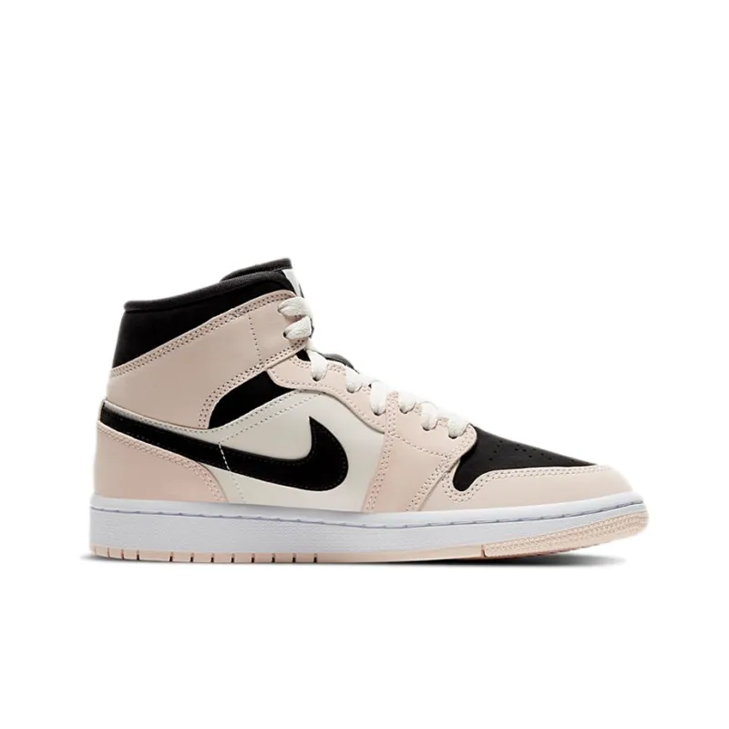 Jordan 1 Mid Barely Orange Women's-1