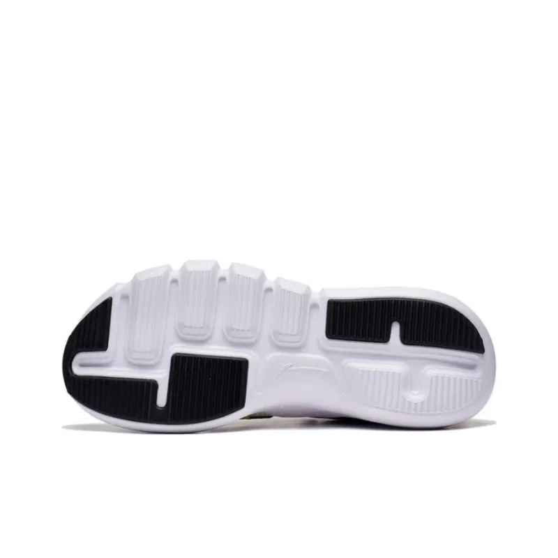LiNing Essence 2.3 Essence Anti Slip Wear Resistant Low Top Vintage Basketball Shoes Men's White Blue Yellow-4