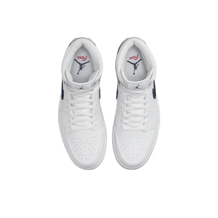 Jordan 1 Mid Paris White-3