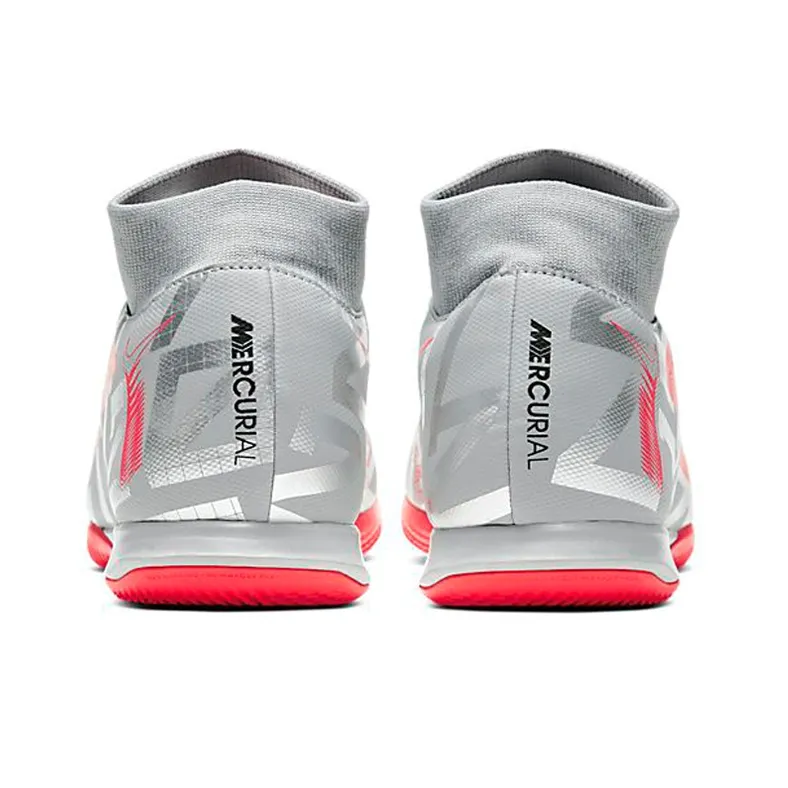Nike Mercurial Superfly 7 Academy Ic 'Metallic Grey Crimson'-4