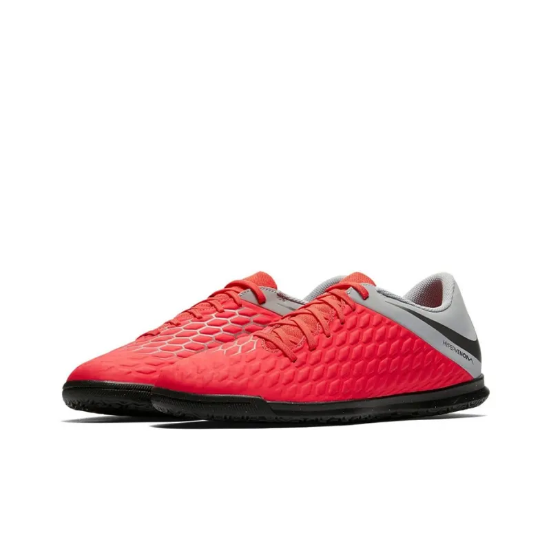 Nike IC/IN Cushioned Anti-Slip And Wear-Resistant Lightweight Soccer Shoes Men's Red Gray-2
