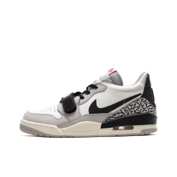 JORDAN Legacy 312 Low Tech Grey Fire Red Black