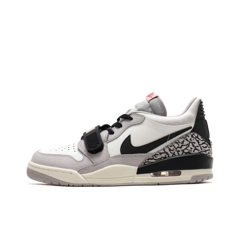 Jordan Legacy 312 Low Tech Grey Fire Red Black-0
