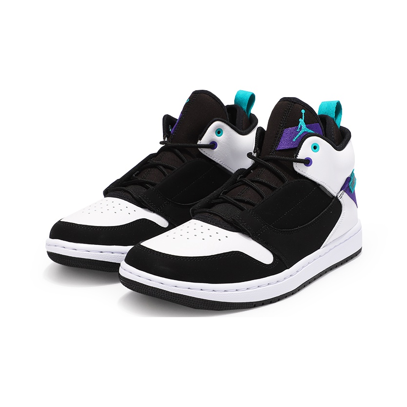 JORDAN Fadeaway Black White Grape POIZON