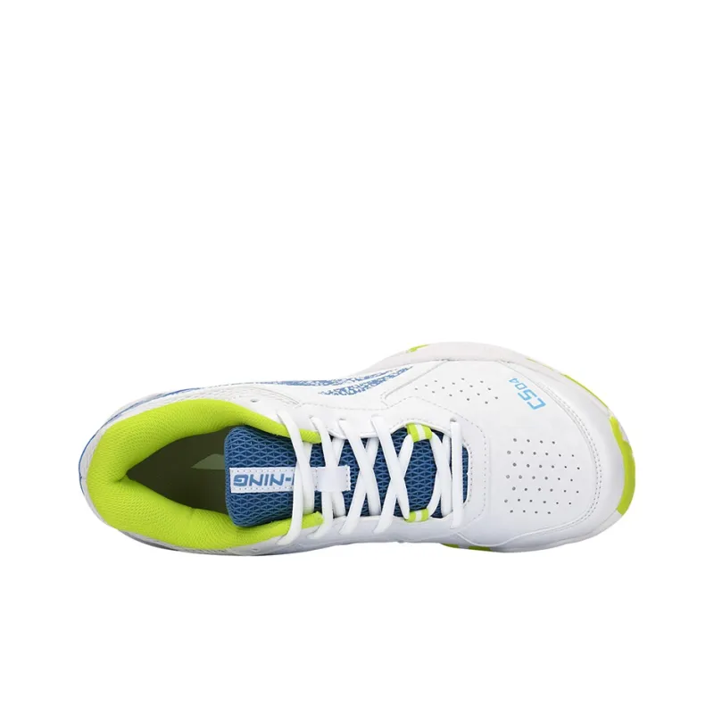 LiNing Anti Slip Wear Resistant Breathable Lightweight Low Top Badminton Shoes Unisex Paris Blue-2