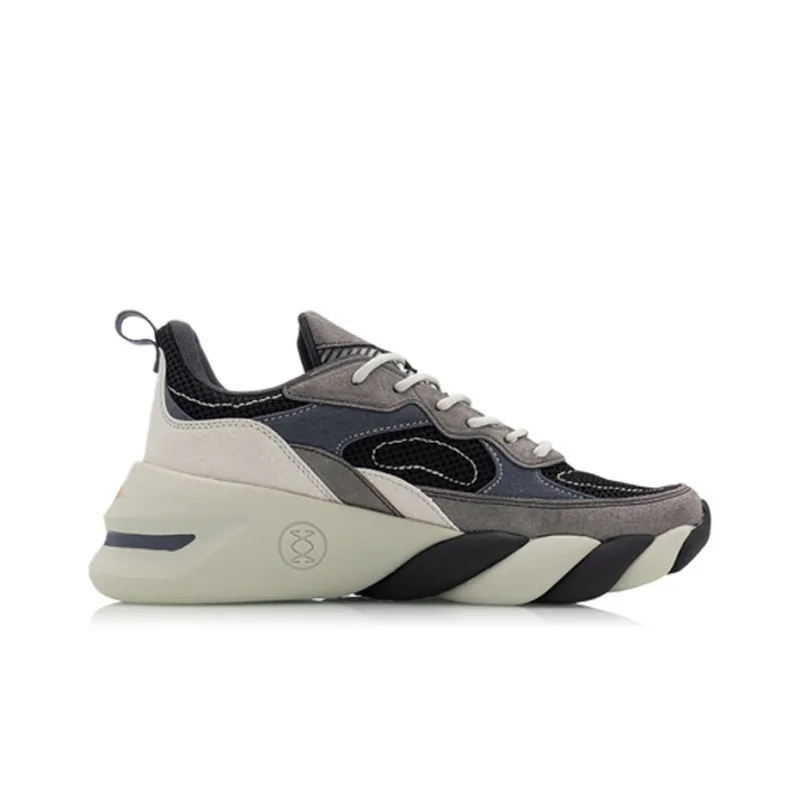 LINING 24H Training Shoes Black/Grey/Green-1