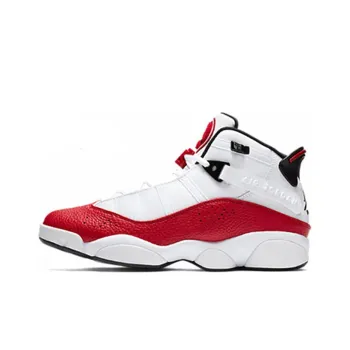 JORDAN 6 Rings White University Red