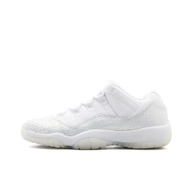 Jordan 11 Retro Low Heiress Pure Platinum GS-0