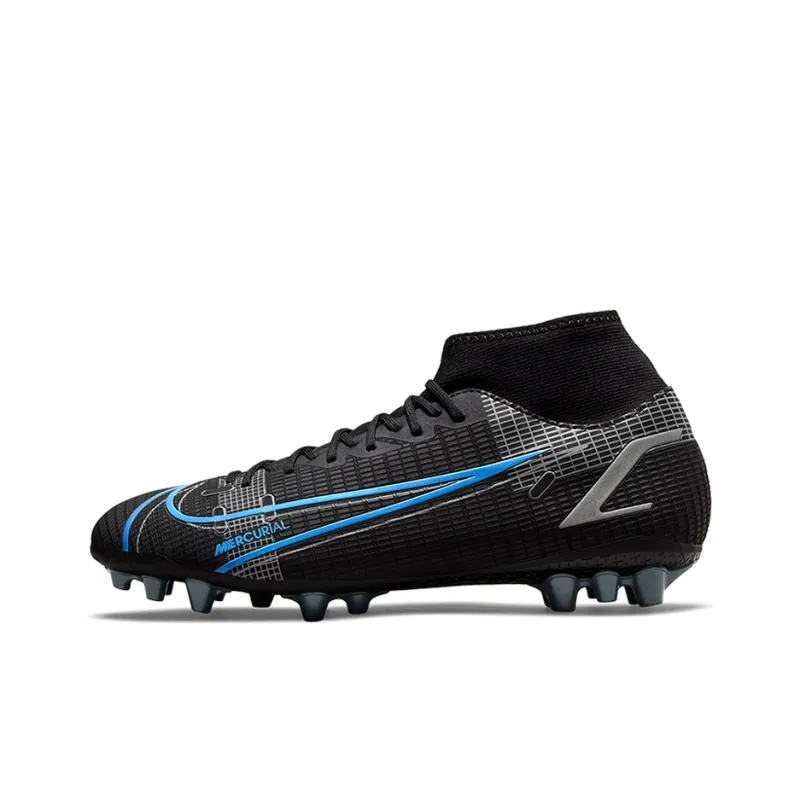 Nike Mercurial Superfly 8 Academy Ag Artificial Grass 'Black Blue'-0