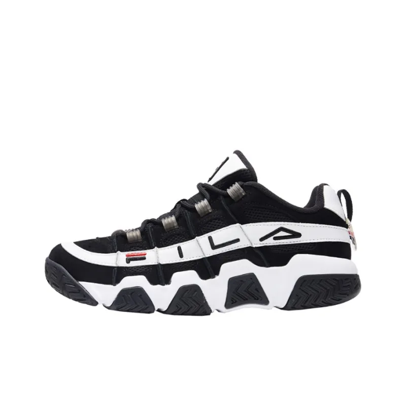 FILA Barricade Low 'Black And White'-0