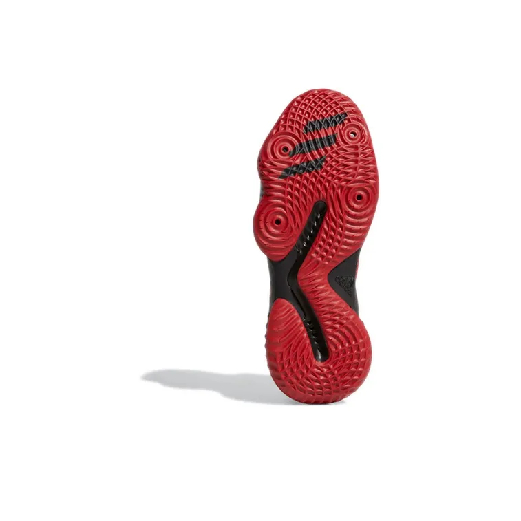 Adidas Court Vision 3 Wear Resistant Retro Basketball Shoes Red Black Unisex 'Red Black'-5