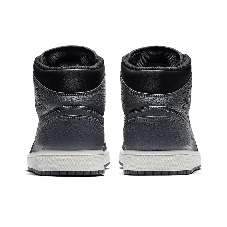Jordan 1 Retro Mid Black Dark Grey-4