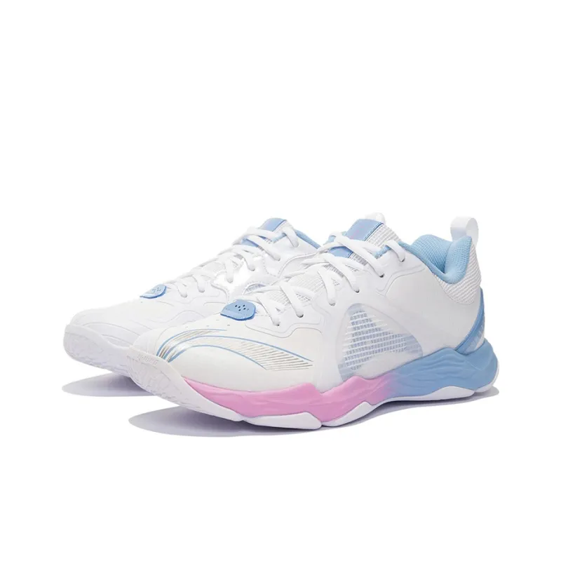 LiNing Ranger6 LITE Cushioned Slip Resistant Abrasion Resistant Low Top Badminton Shoes Unisex Standard White-2