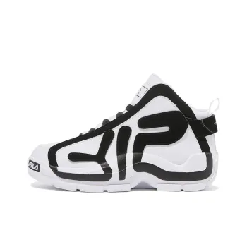 Y/project X FILA Grant Hill 2 Vintage Basketball Shoes Unisex Mid Top White/Black