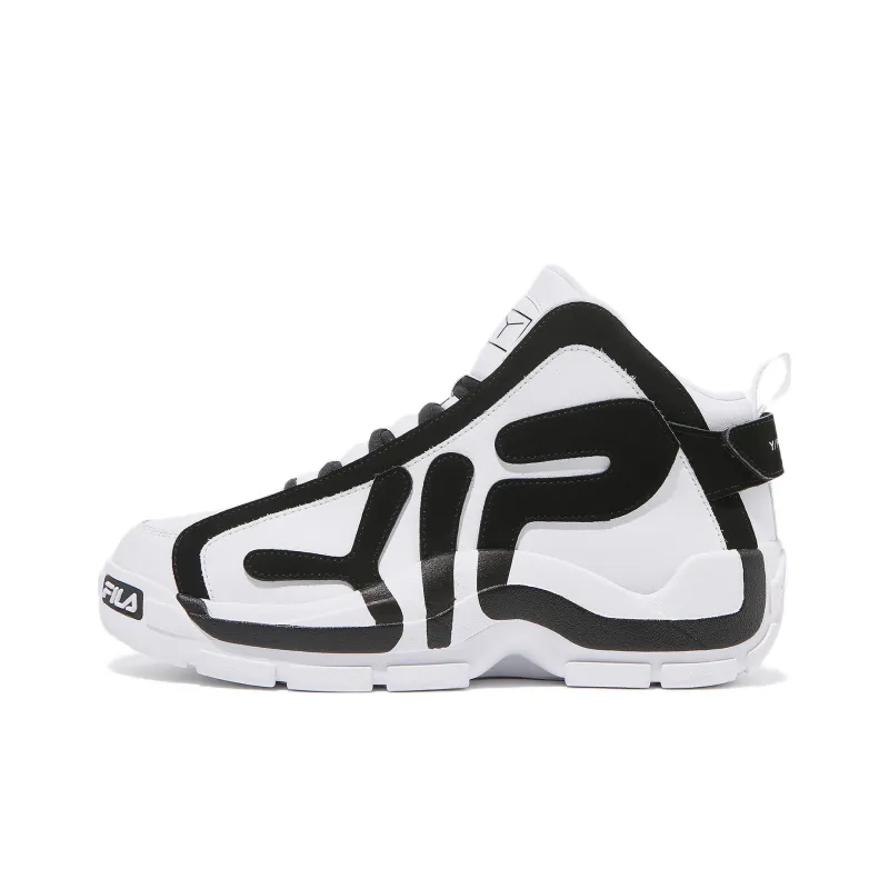 Y/project X FILA Grant Hill 2 Vintage Basketball Shoes Unisex Mid Top White/Black-0