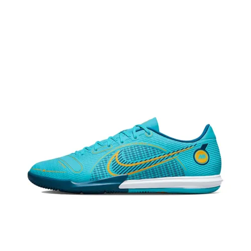 Nike Mercurial Vapor 14 Soccer Shoes Men Low-Top Blue/Yellow