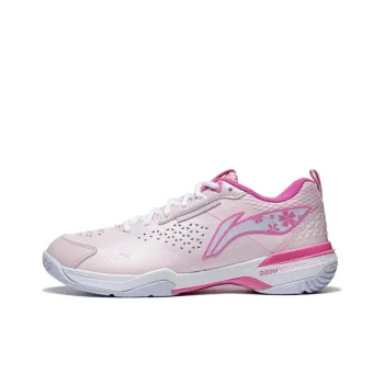 LiNing Blade Pro Anti Slip And Wear Resistant Breathable Low Top Badminton Shoes Unisex Primrose Pink