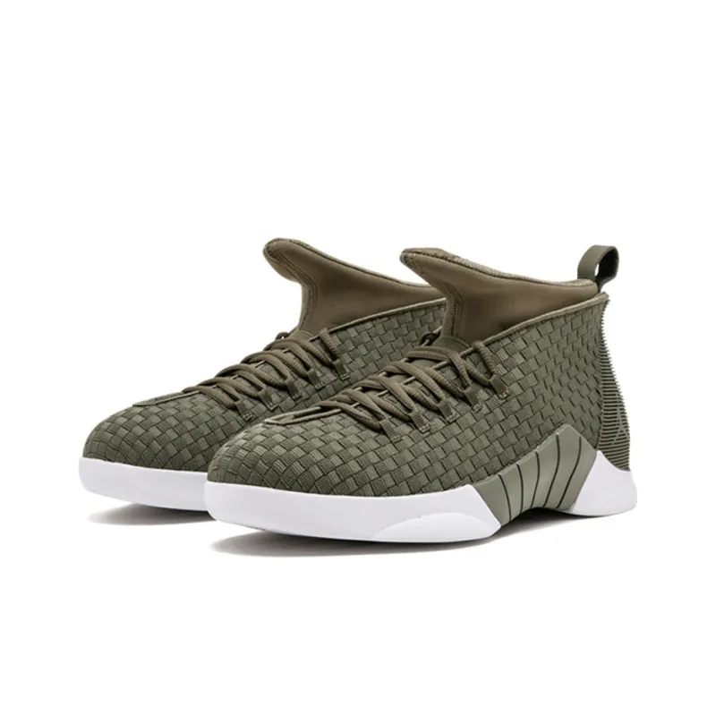 Jordan 15 Retro Psny Woven Olive-2