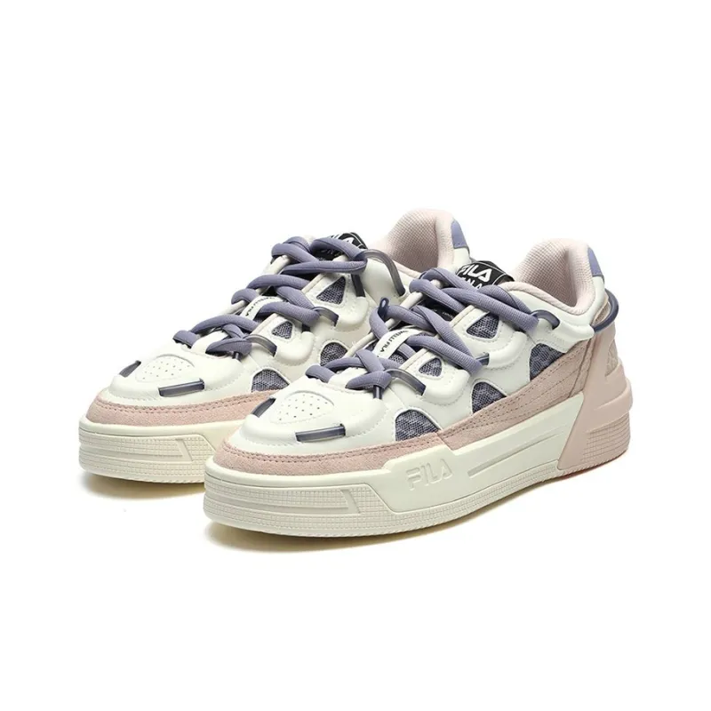 FILA Salto Shock Absorption Non Slip Low Tops Retro Pink Blue Women's-1