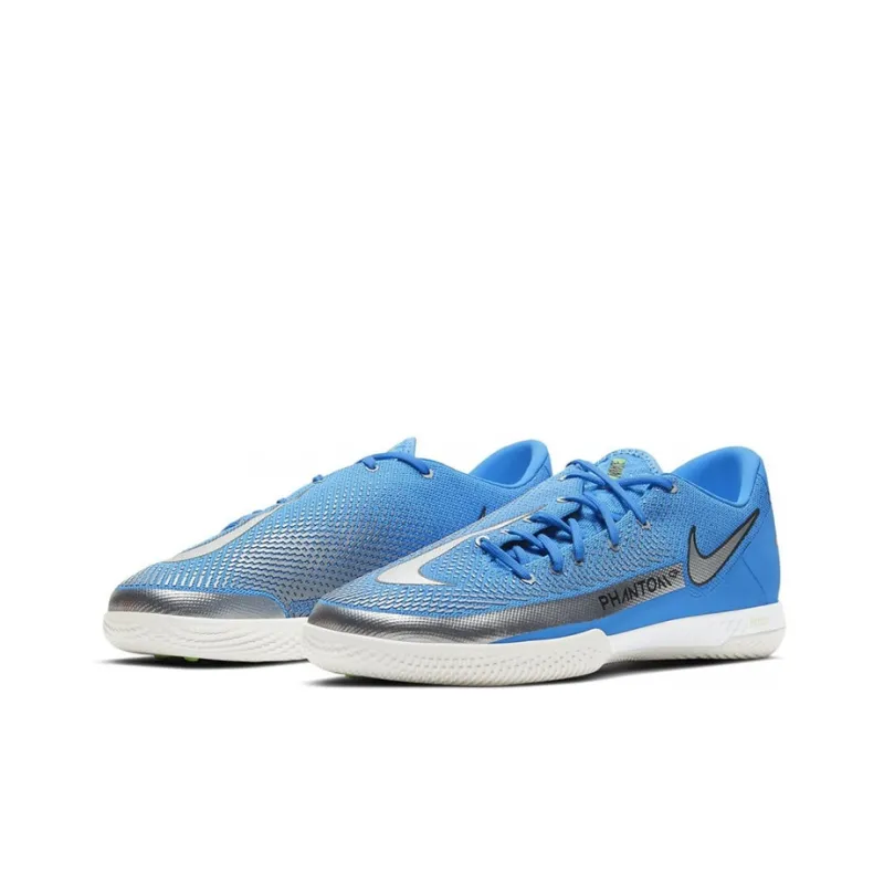 Nike Phantom Gt Pro React Ic 'Blue White Silver'-2