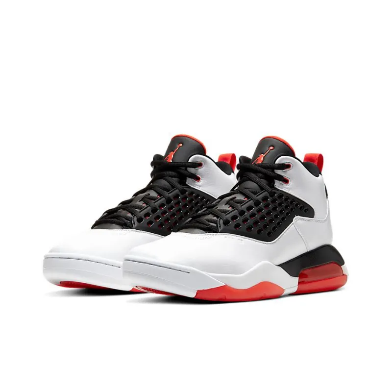 JORDAN Maxin 200 White Black Team Orange-2