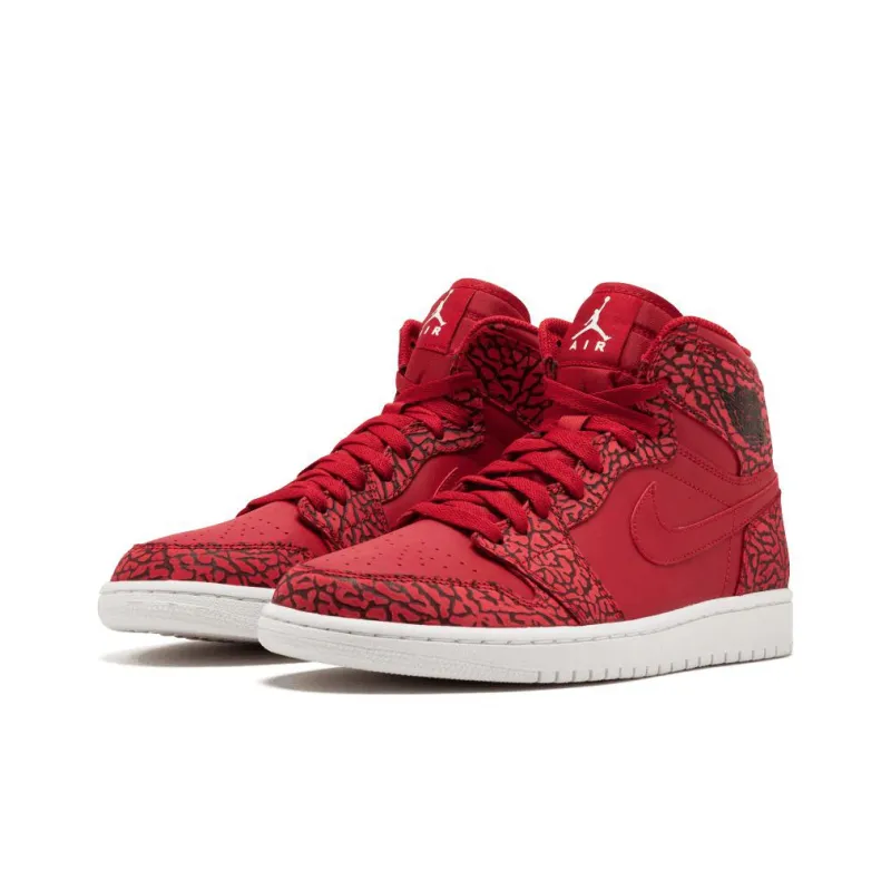 JORDAN 1 Retro Red Elephant Print-3