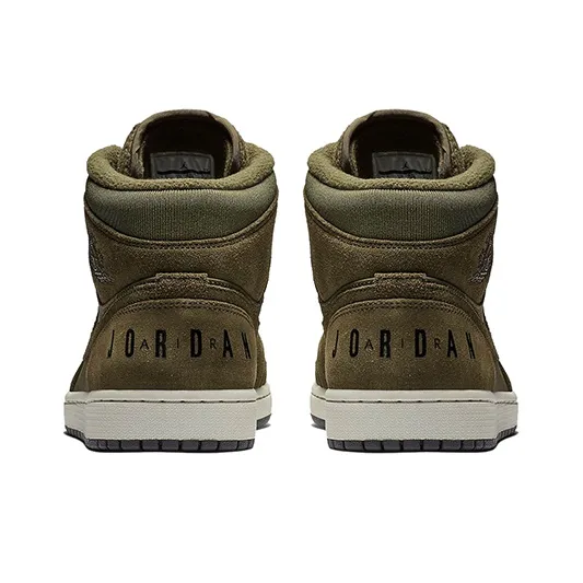 Jordan 1 Mid Olive Canvas 2018-3